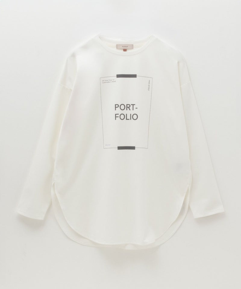 HusHusH 裾ラウンドプリントロンT レディース メール便 対応商品商品画像-19