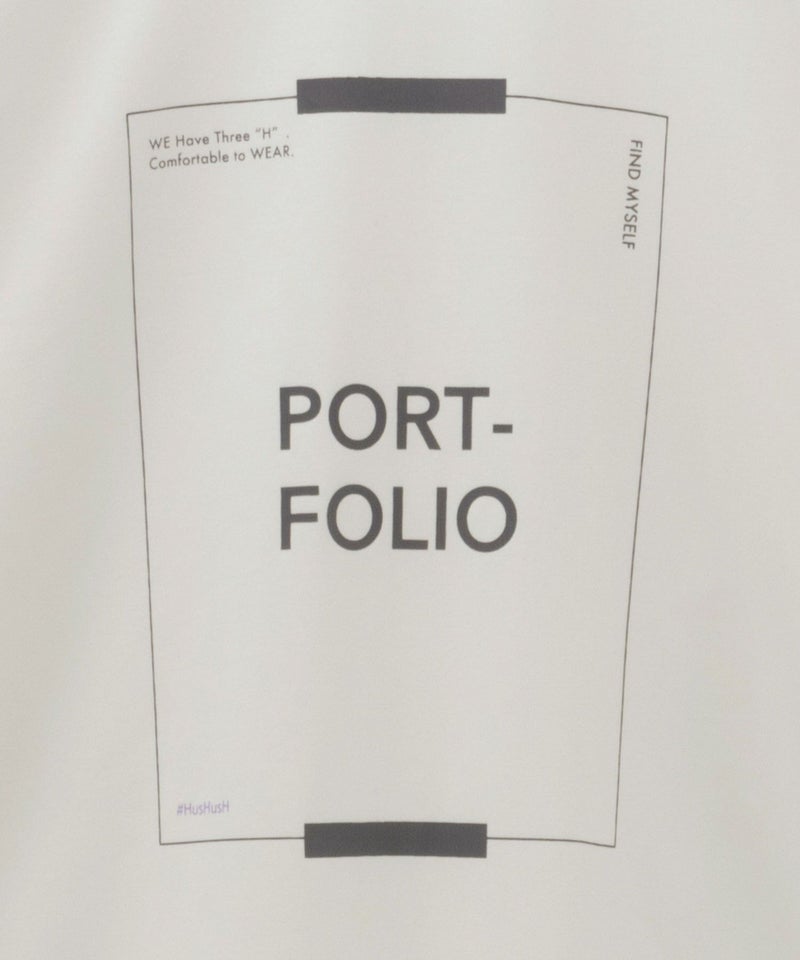 HusHusH 裾ラウンドプリントロンT レディース メール便 対応商品商品画像-25