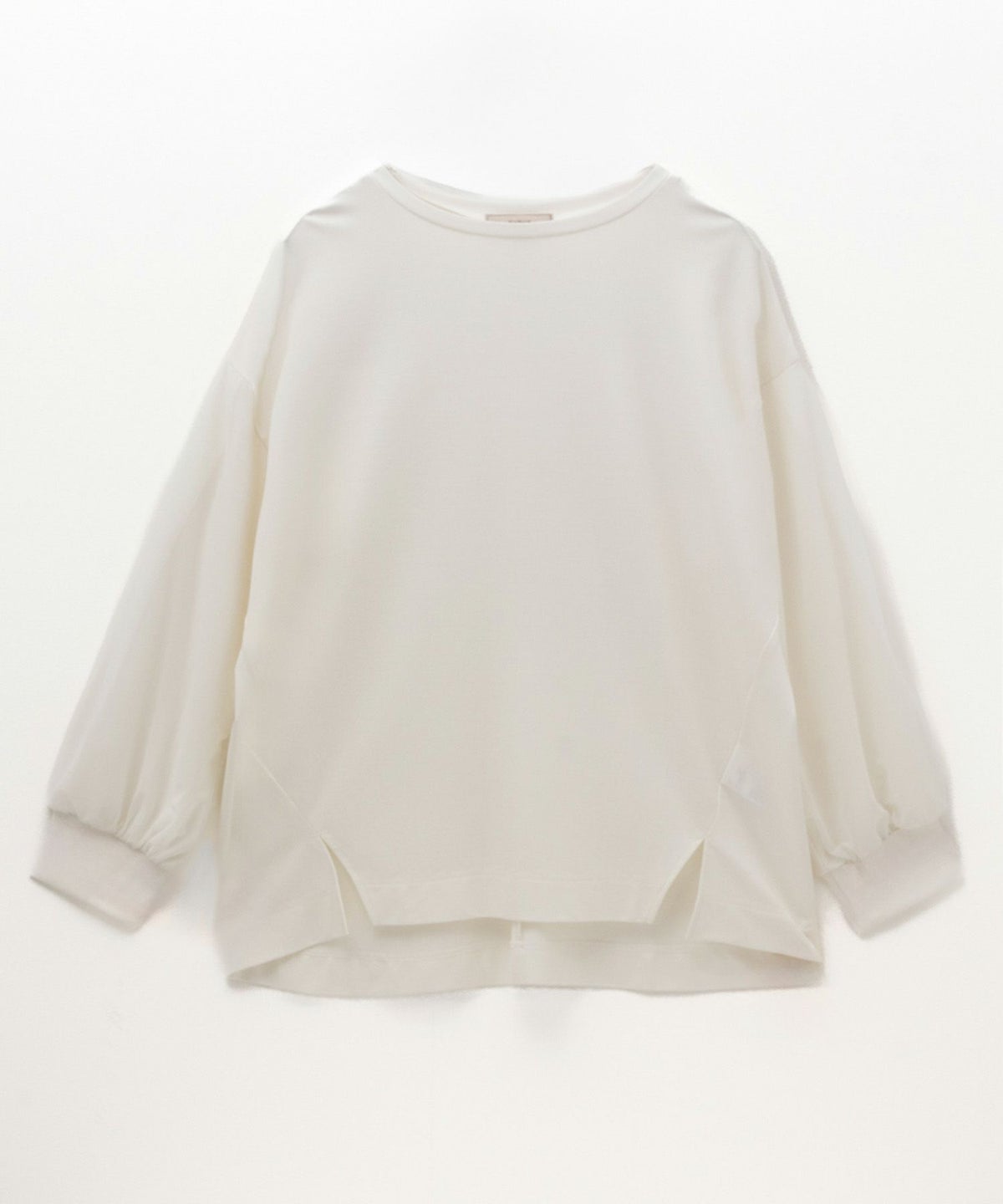 HusHusH ポンチ素材 袖チュールプルオーバー レディース ネコポス 対応商品