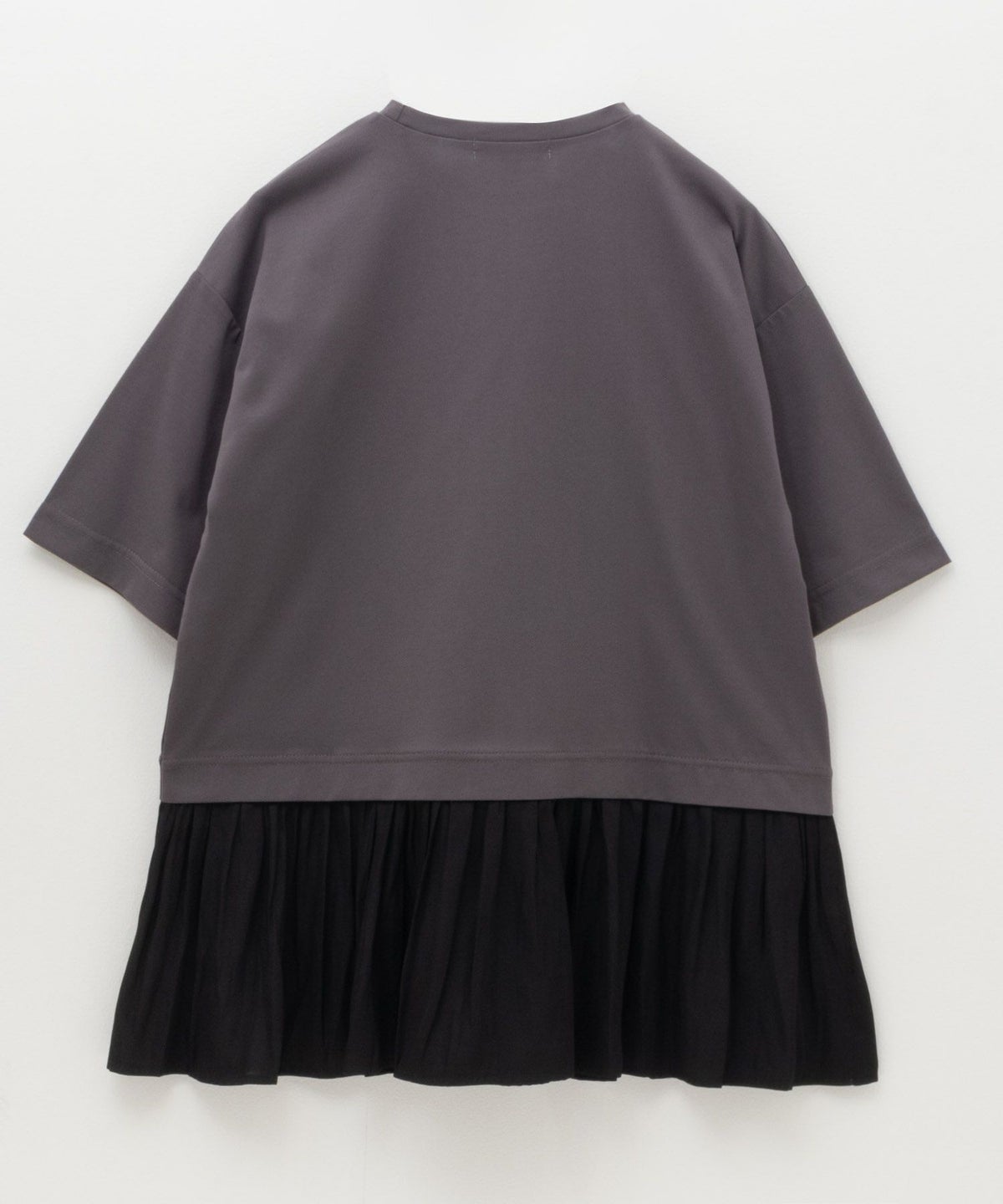 HusHusH 裾フリル切替5分袖プルオーバー レディース ネコポス 対応商品