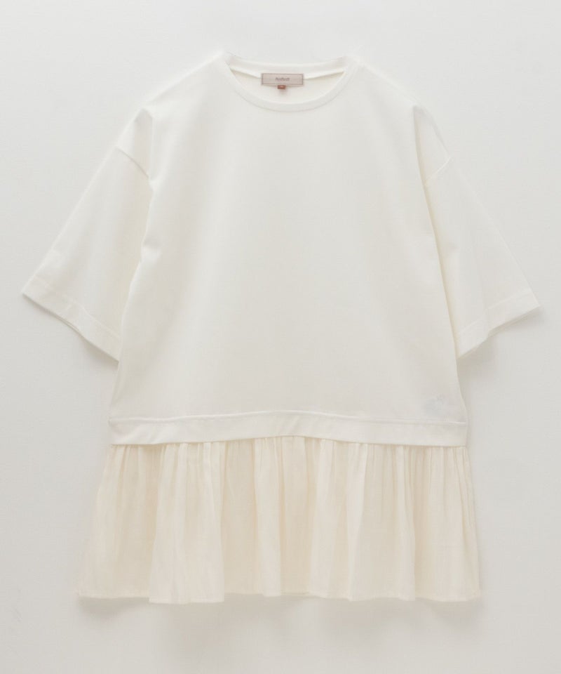 HusHusH 裾フリル切替5分袖プルオーバー レディース メール便 対応商品商品画像-19