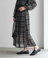 HusHusH チェックプリントシフォンスカート レディース商品サムネイル-5