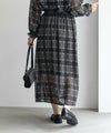 HusHusH  チェックプリントシフォンスカート レディース商品サムネイル-6