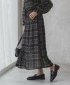 HusHusH チェックプリントシフォンスカート レディース商品サムネイル-8