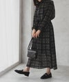 HusHusH  チェックプリントシフォンスカート レディース商品サムネイル-10