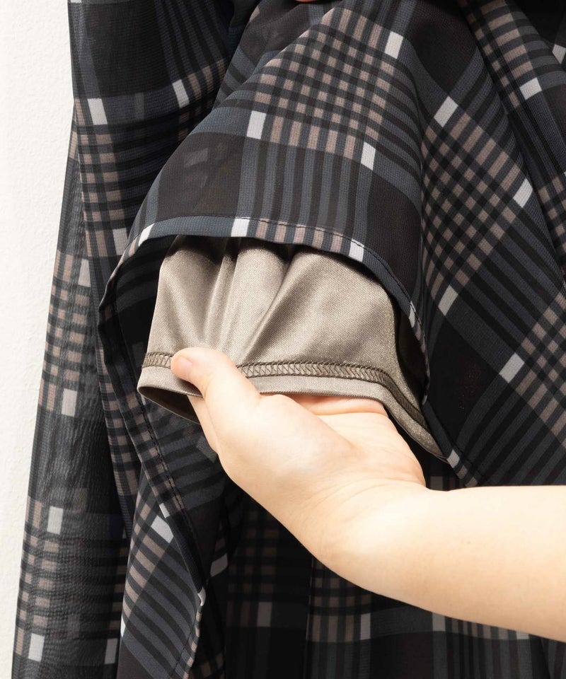 HusHusH チェックプリントシフォンスカート レディース商品画像-19