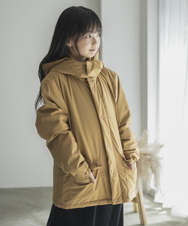 NAVY シャットアウター シームレス中綿フードブルゾン キッズ商品画像-9