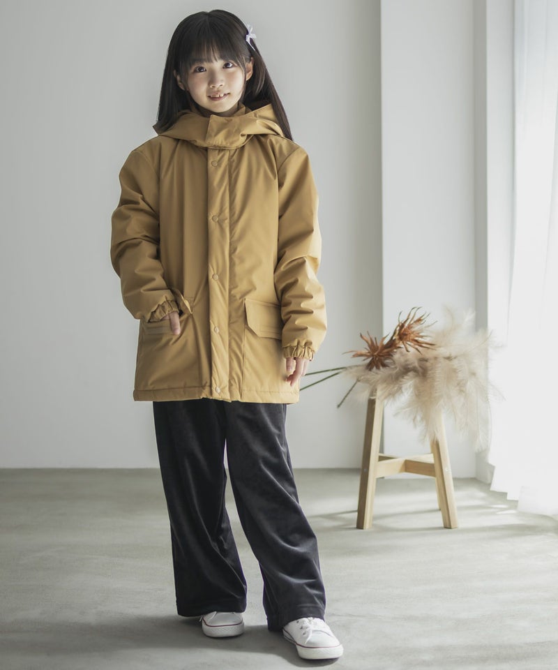 NAVY シャットアウター シームレス中綿フードブルゾン キッズ商品画像-10