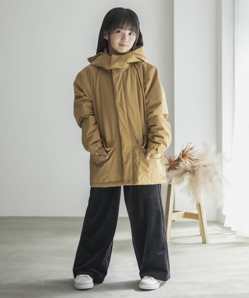 NAVY シャットアウター シームレス中綿フードブルゾン キッズ商品画像-11