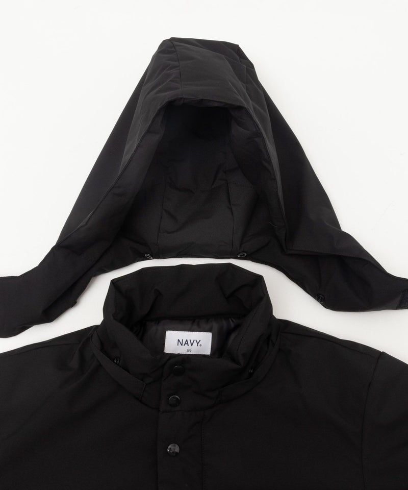 NAVY  シャットアウター シームレス中綿フードブルゾン キッズ商品画像-27