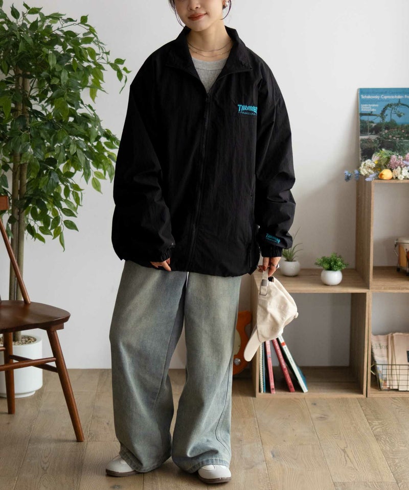 [期間限定価格]THRASHER  総柄裏地付きナイロンジャケット メンズ商品画像-26