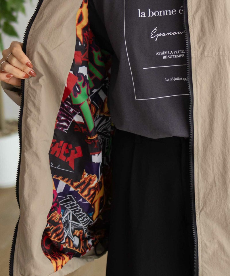 [期間限定価格]THRASHER  総柄裏地付きナイロンジャケット メンズ商品画像-40