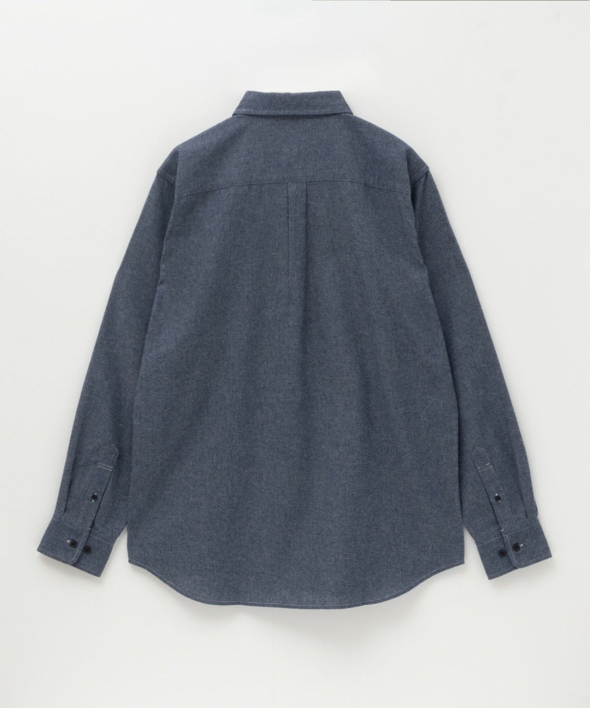 NAVY ネル無地シャツ メンズ