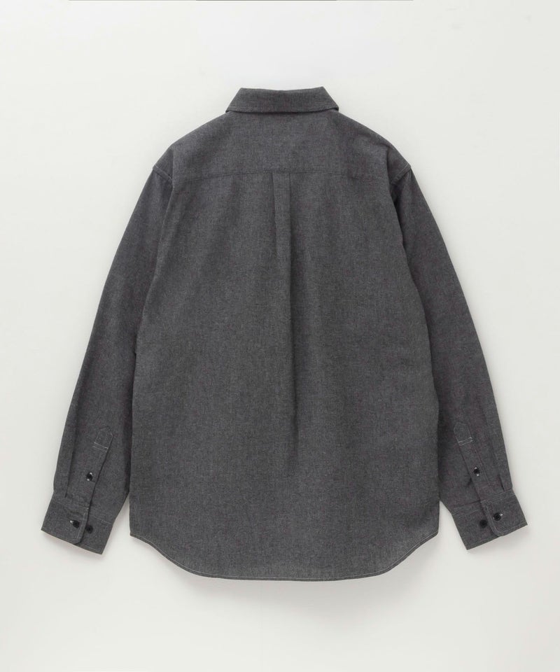 NAVY ネル無地シャツ メンズ商品画像-6