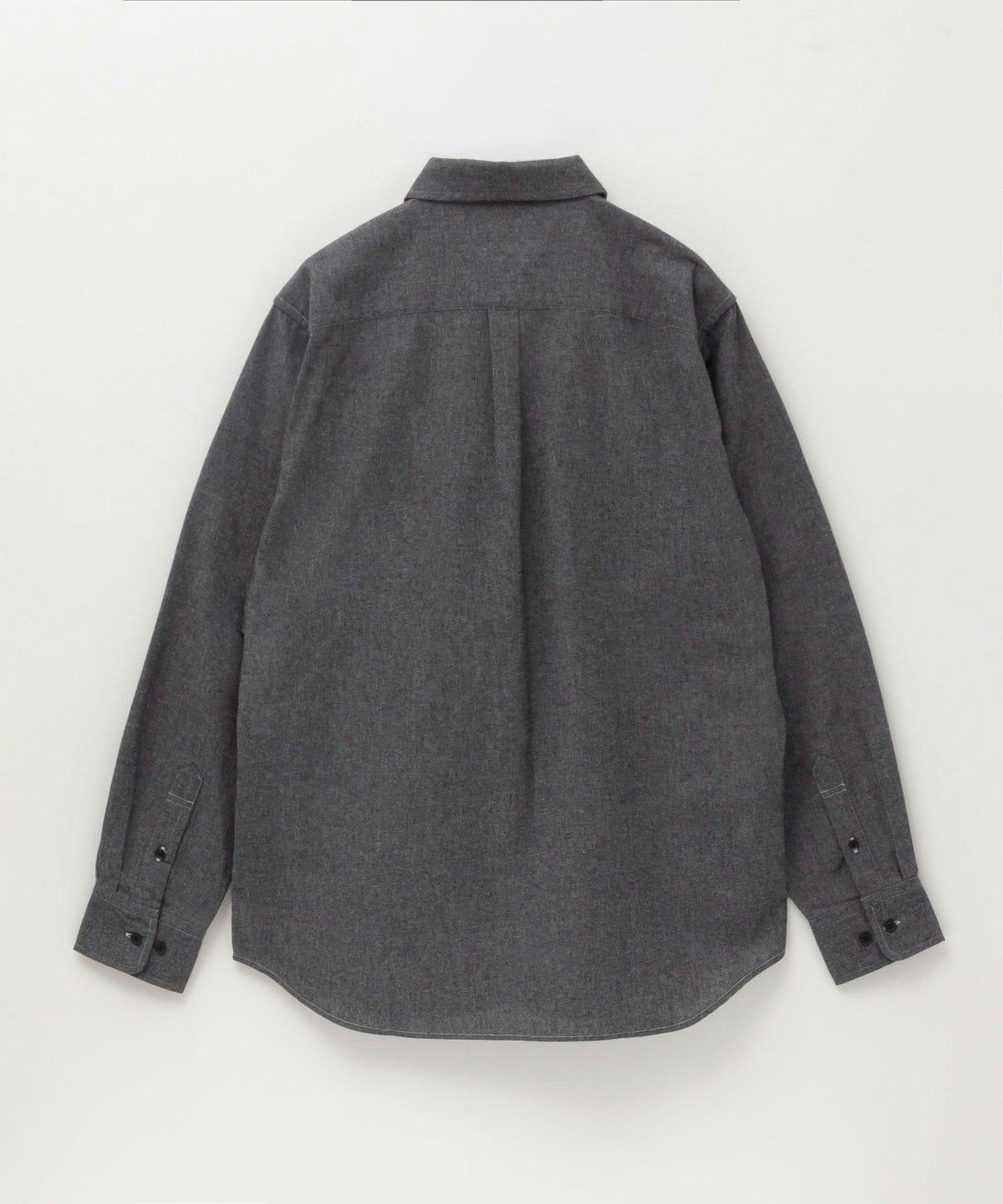 NAVY ネル無地シャツ メンズ