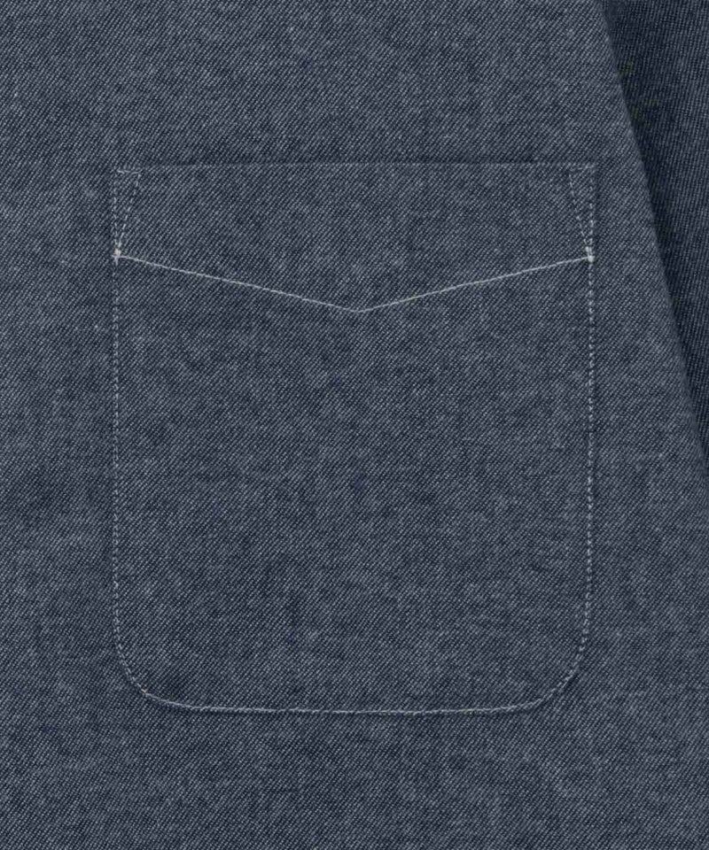 NAVY  ネル無地シャツ メンズ商品画像-7