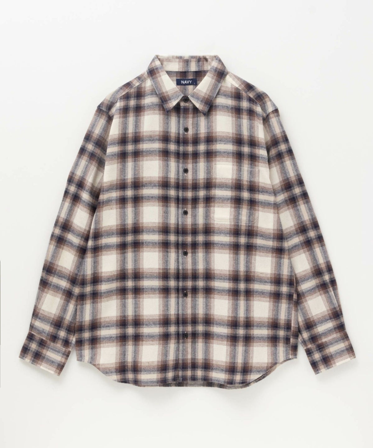 AVY ネルチェックシャツ メンズ