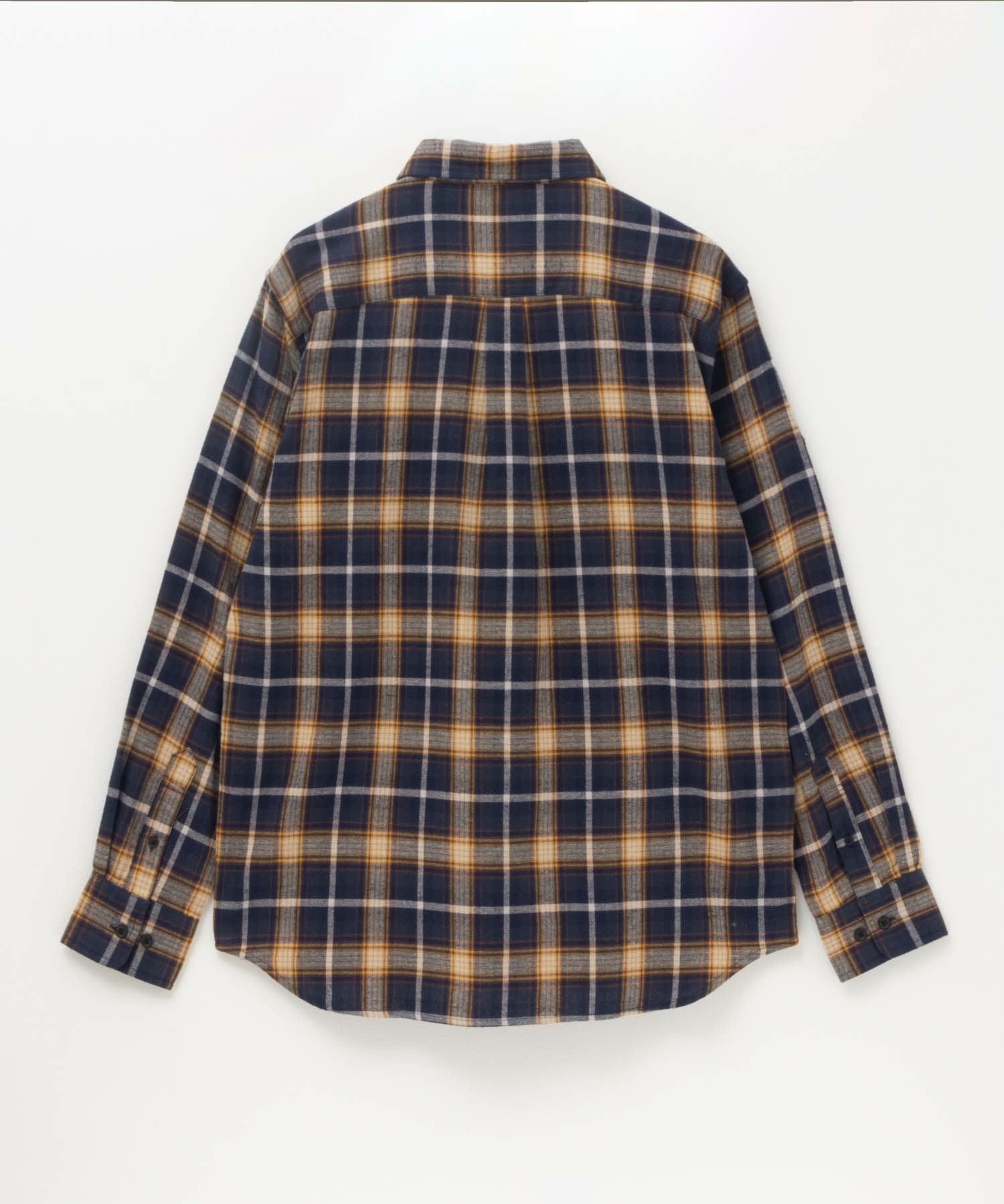 NAVY ネルチェックシャツ メンズ