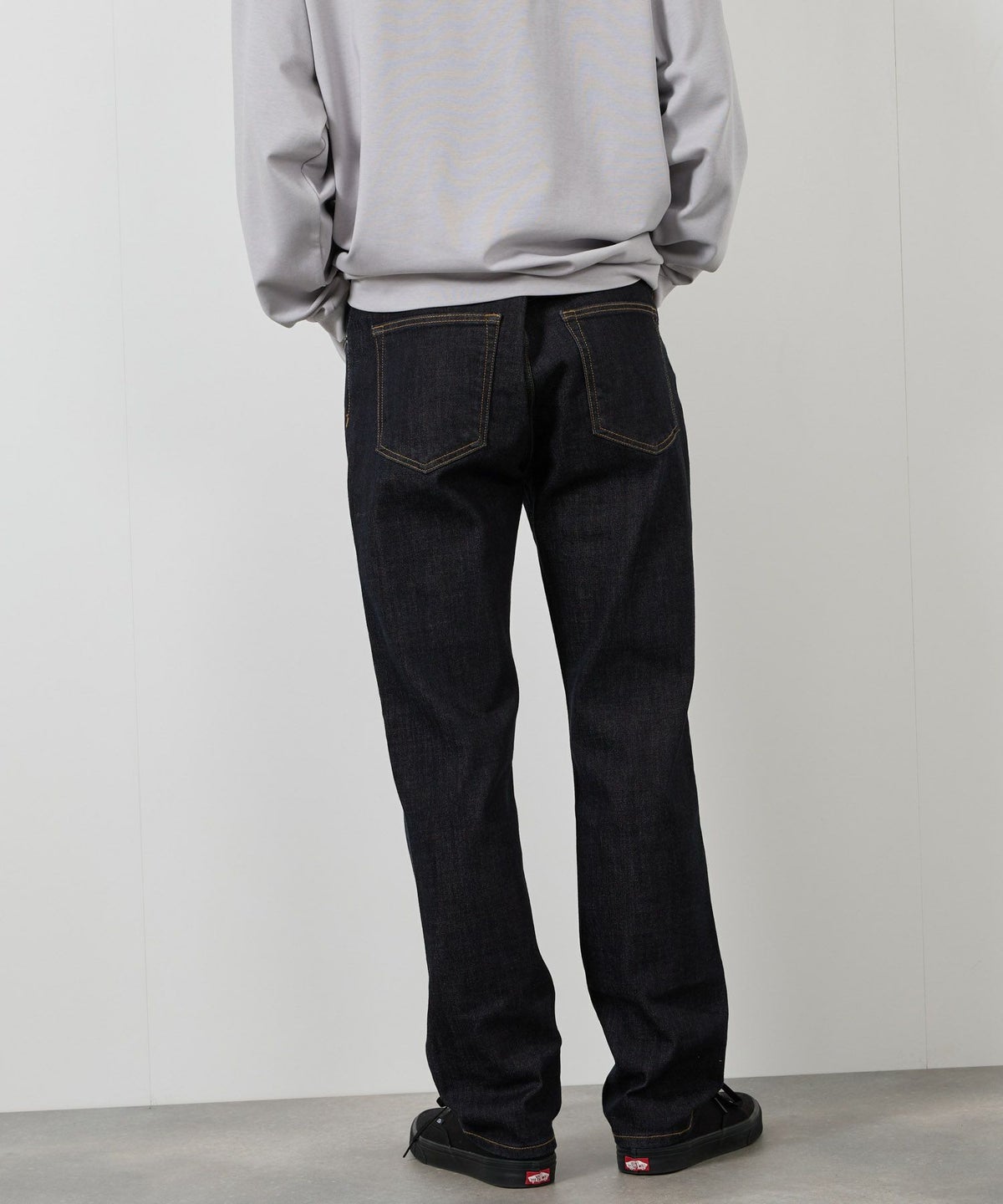 NAVY 毎日はきたくなるデニム「マイデニ」 レギュラーストレート メンズ