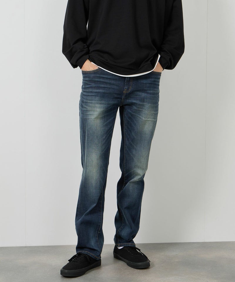 [期間限定価格]NAVY  毎日はきたくなるデニム「マイデニ」 レギュラーストレート メンズ商品画像-1