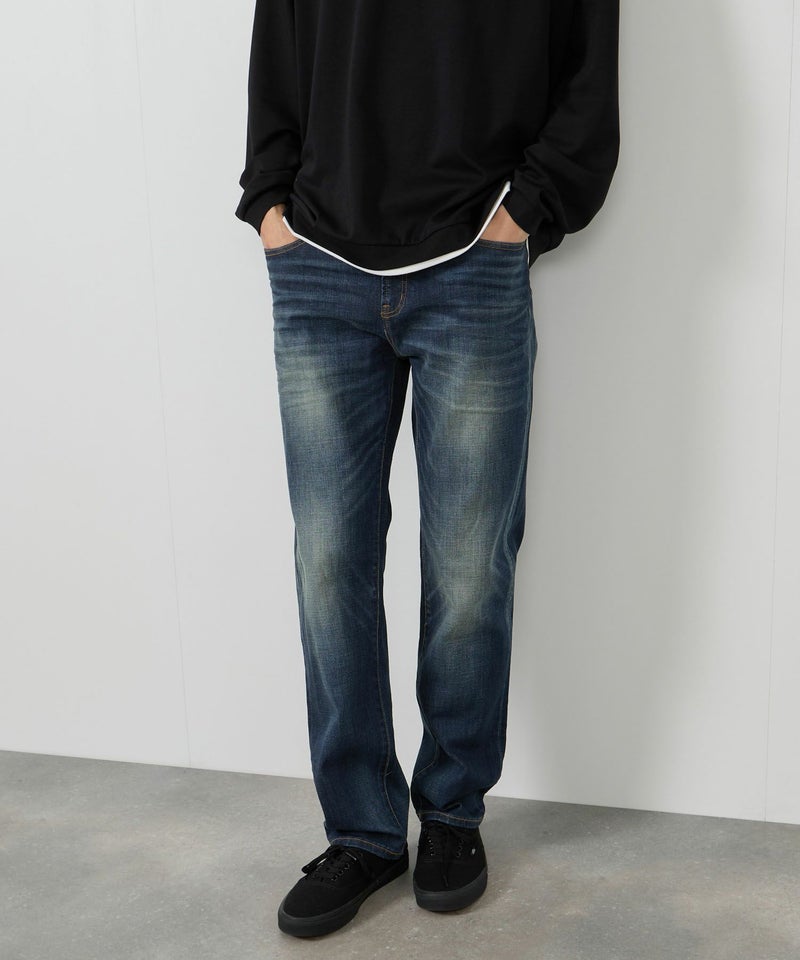 [期間限定価格]NAVY  毎日はきたくなるデニム「マイデニ」 レギュラーストレート メンズ商品画像-2