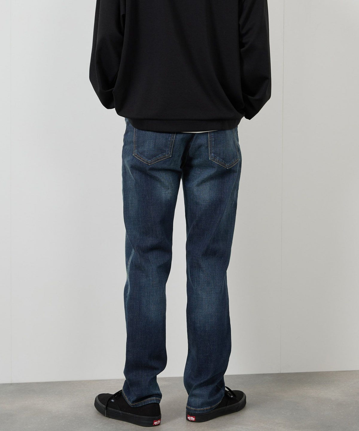 NAVY 毎日はきたくなるデニム「マイデニ」 レギュラーストレート メンズ