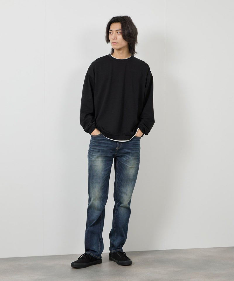 NAVY 毎日はきたくなるデニム「マイデニ」 レギュラーストレート メンズ商品画像-5