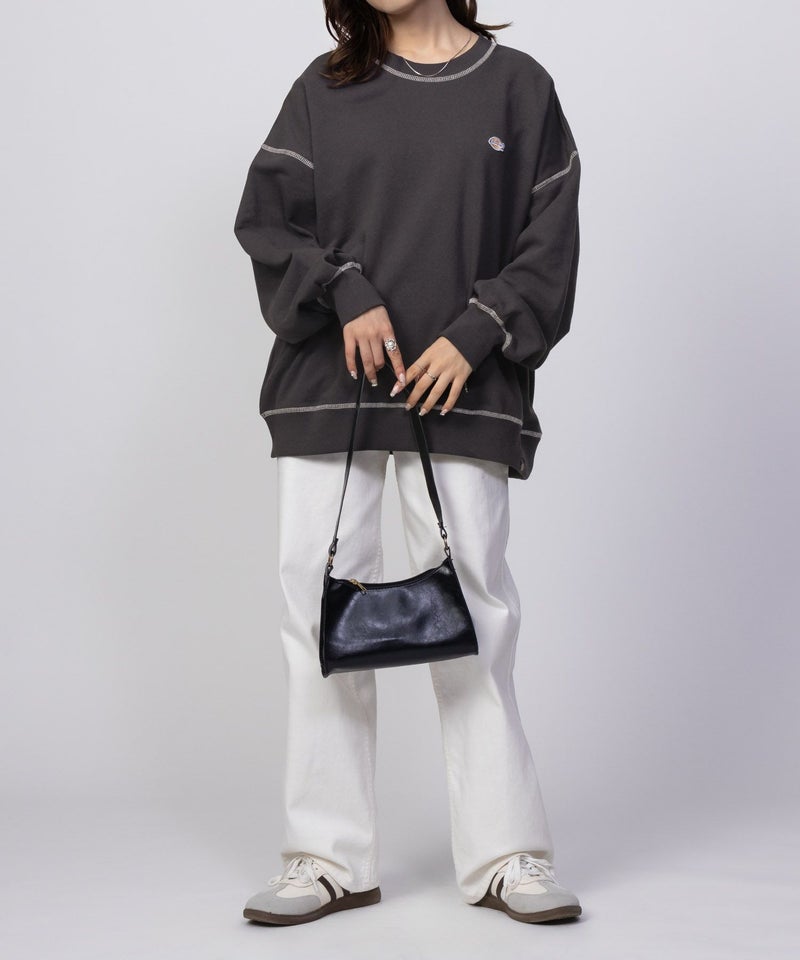 [期間限定価格]Dickies  裏毛ワッペントレーナー レディース商品画像-7