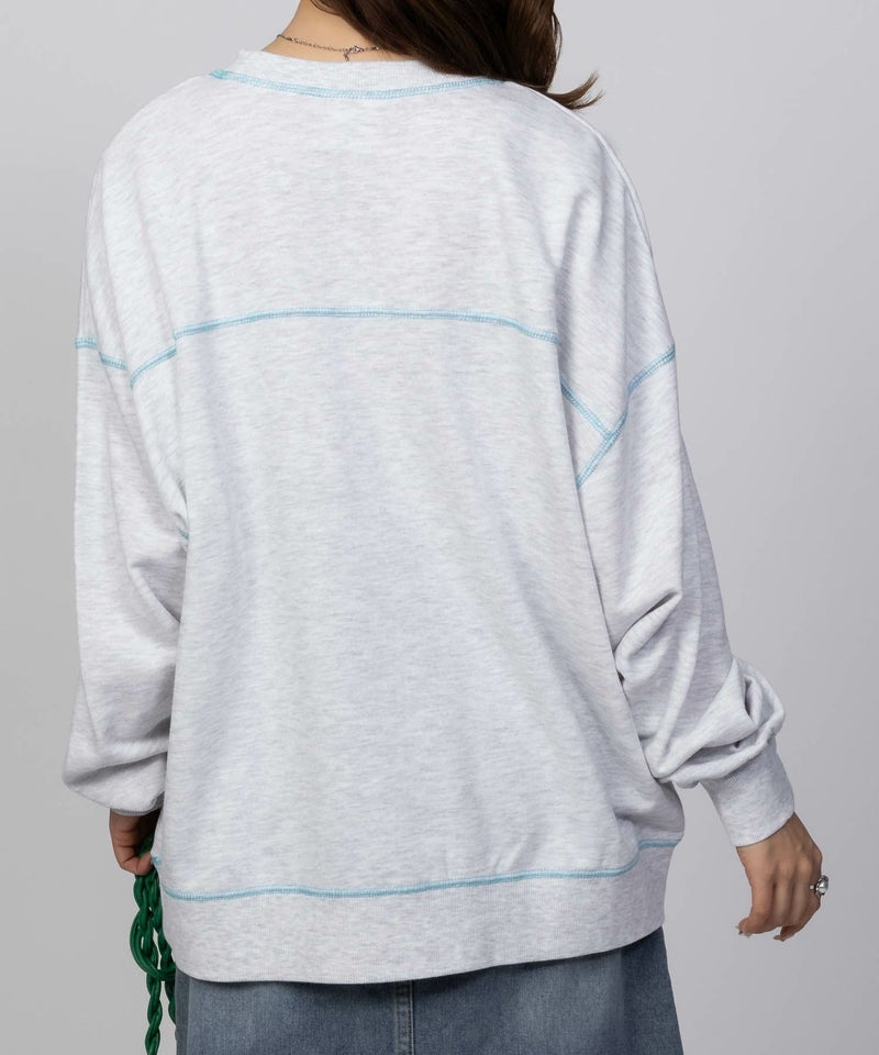 Dickies 裏毛ワッペントレーナー レディース商品画像-14