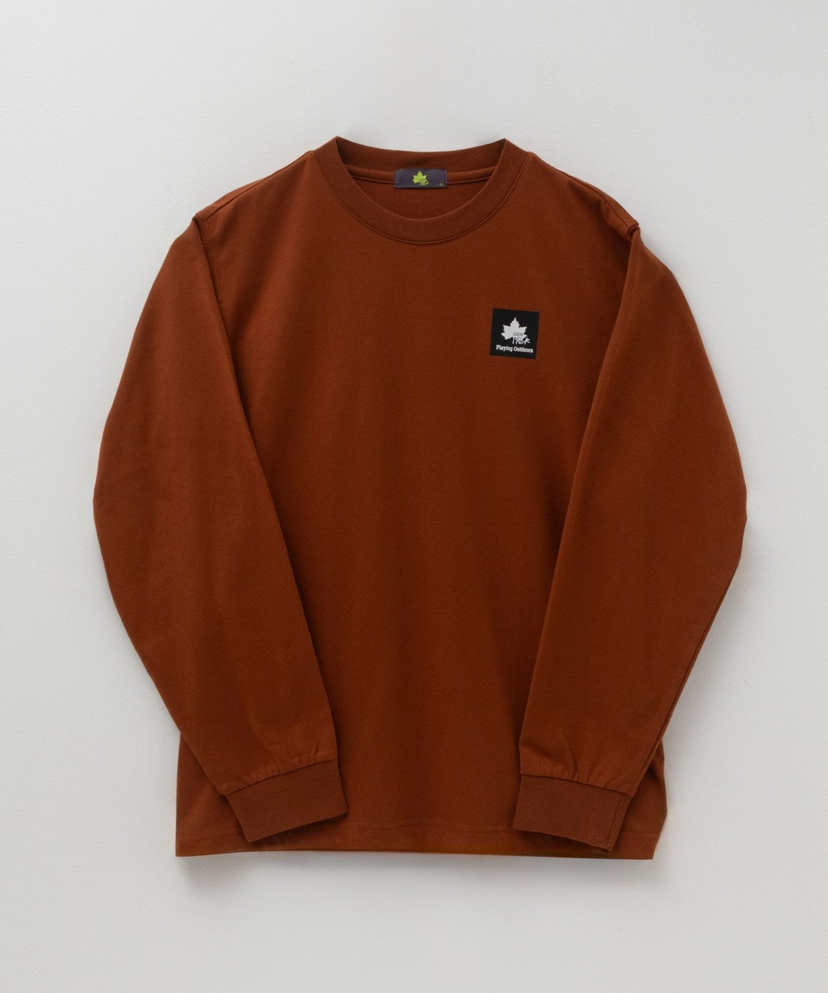 LOGOS PARK BOXプリント長袖Tシャツ メンズ