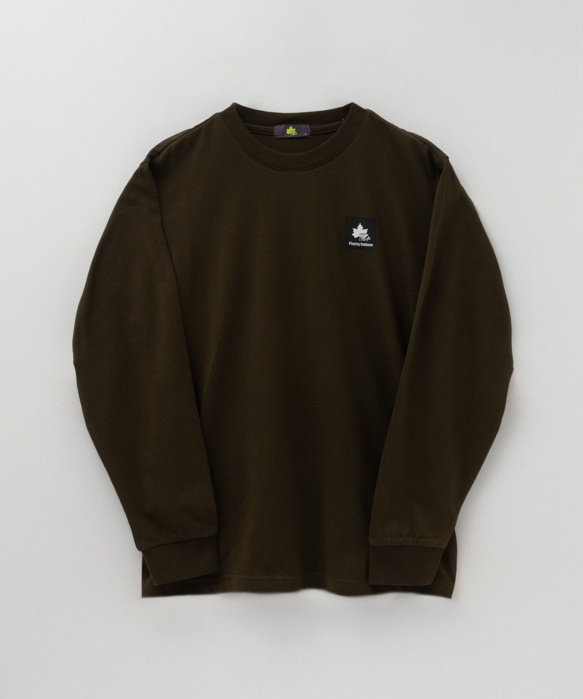 LOGOS PARK BOXプリント長袖Tシャツ メンズ