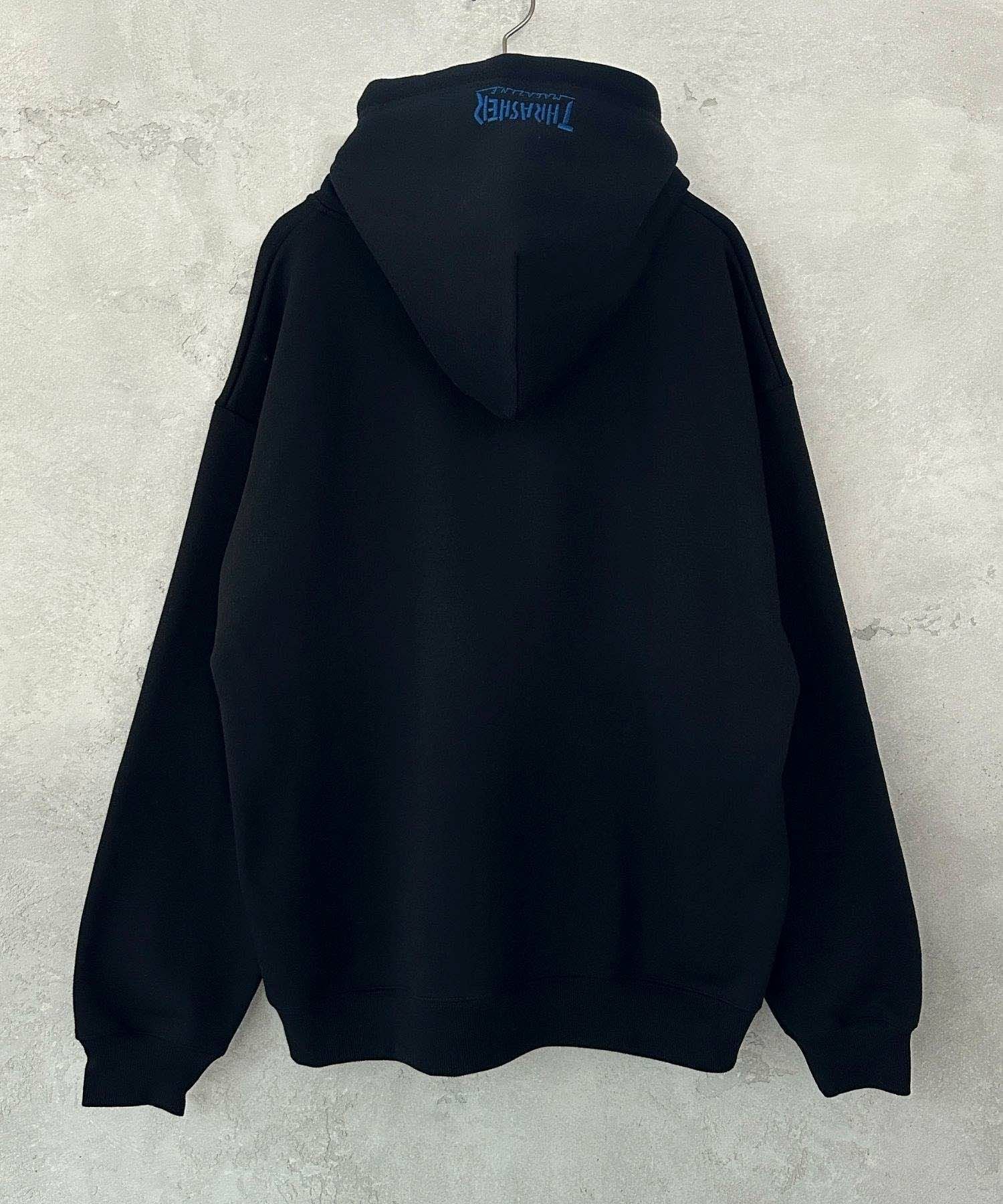 THRASHER 裏起毛フルジップフーディー メンズ