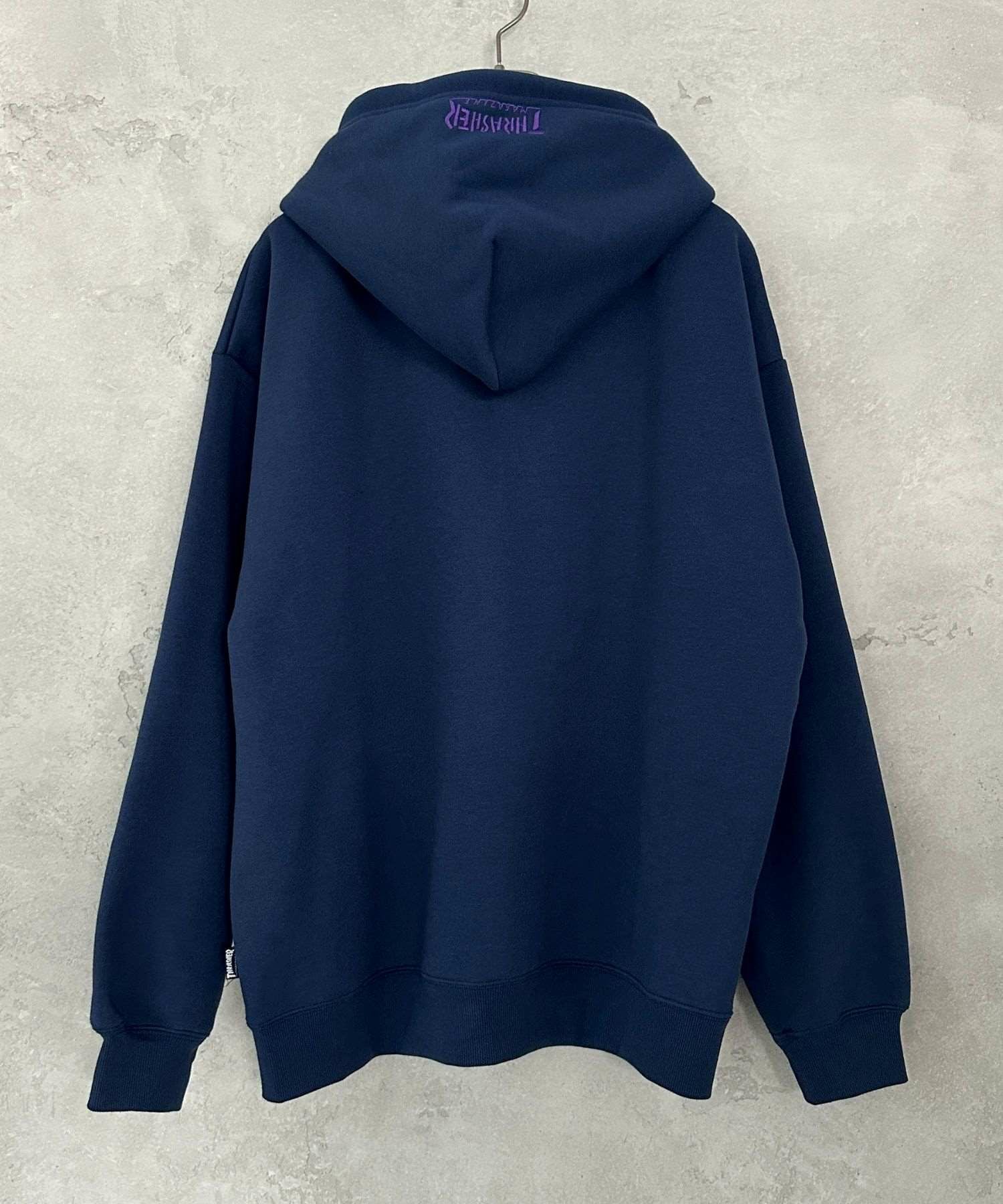 THRASHER 裏起毛フルジップフーディー メンズ