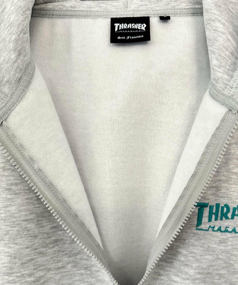 [期間限定価格]THRASHER  裏起毛フルジップフーディー メンズ商品画像-13