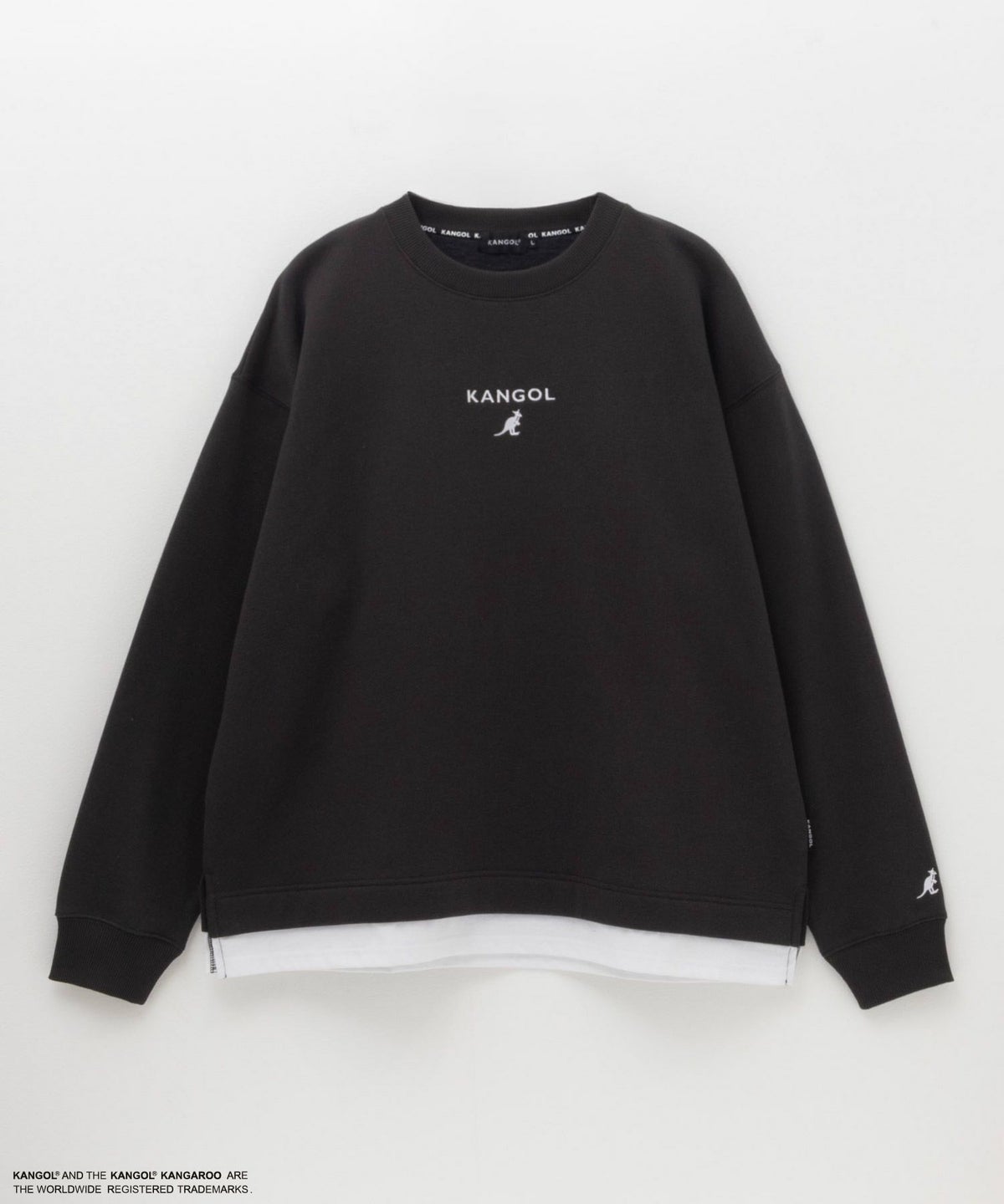 KANGOL 裏起毛BOXロゴトレーナー メンズ