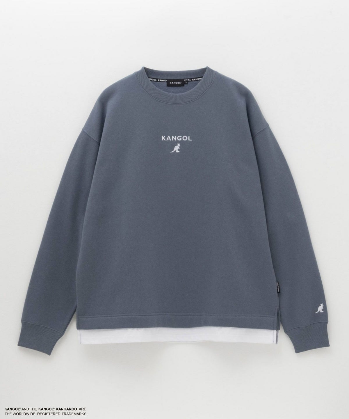 KANGOL 裏起毛BOXロゴトレーナー メンズ