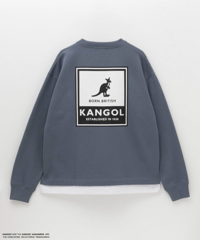 KANGOL 裏起毛BOXロゴトレーナー メンズ商品画像-9