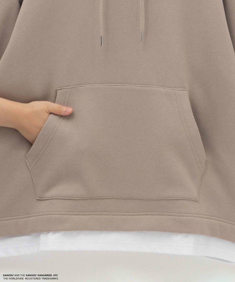 KANGOL  裏起毛フェイクレイヤードパーカー メンズ商品画像-10