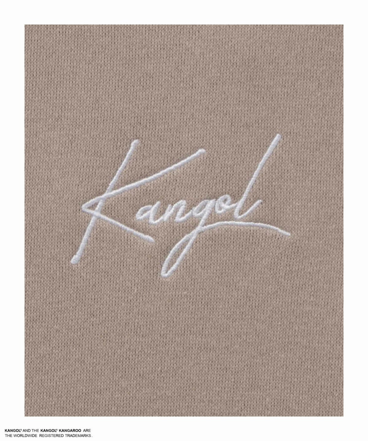 KANGOL 裏起毛フェイクレイヤードパーカー メンズ