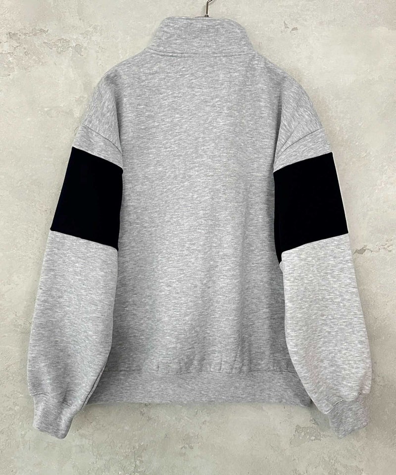 THRASHER 裏起毛切替ハーフジップ メンズ商品画像-2