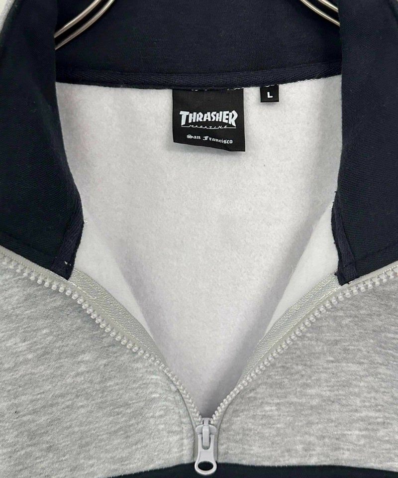 [期間限定価格]THRASHER  裏起毛切替ハーフジップ メンズ商品画像-10