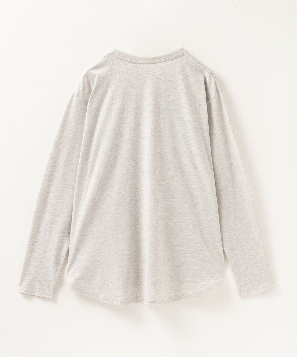 NAVY ベーシック裾ラウンド長袖Tシャツ レディース ネコポス 対応商品