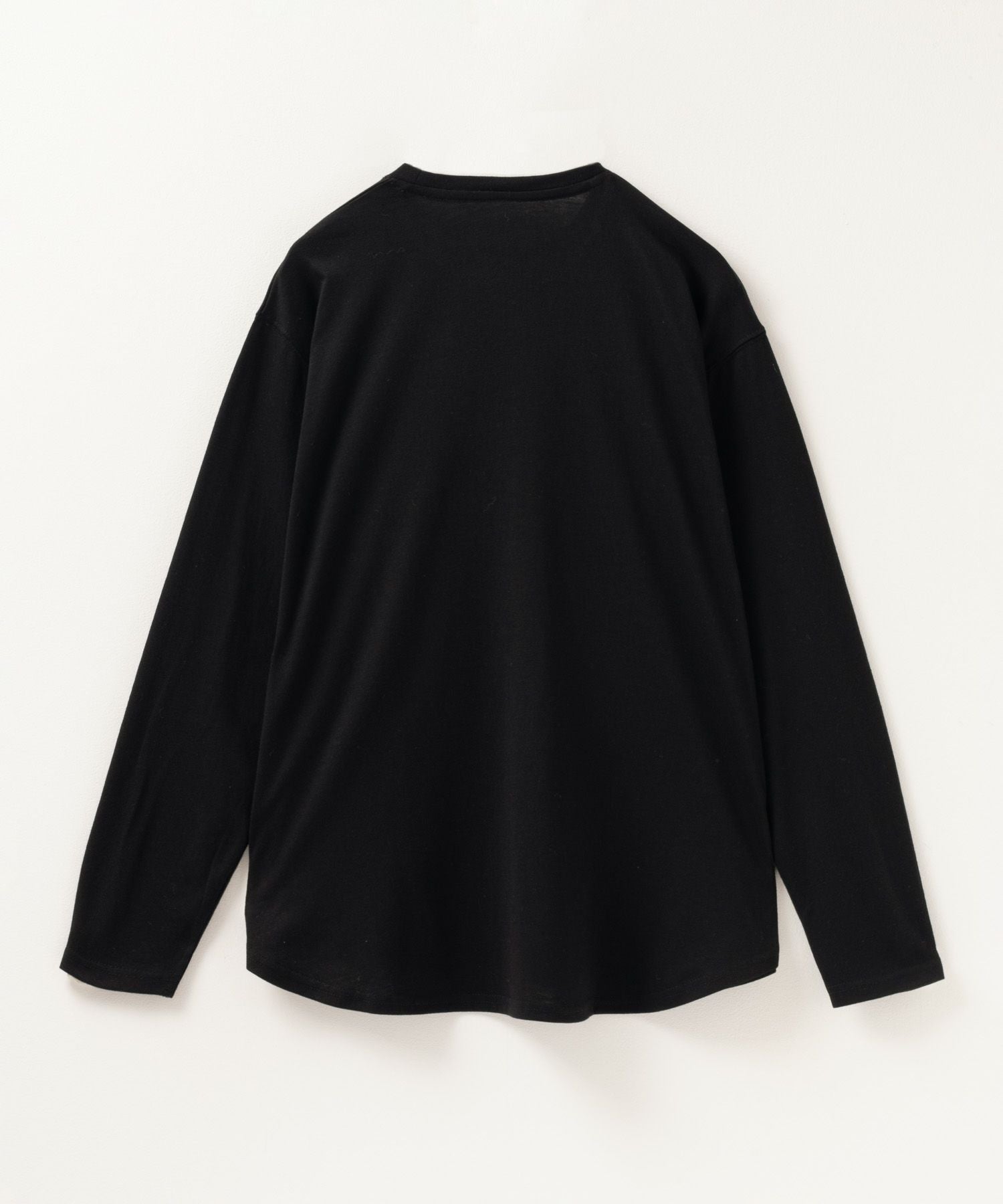 nAvy ベーシック裾ラウンド長袖Tシャツ レディース