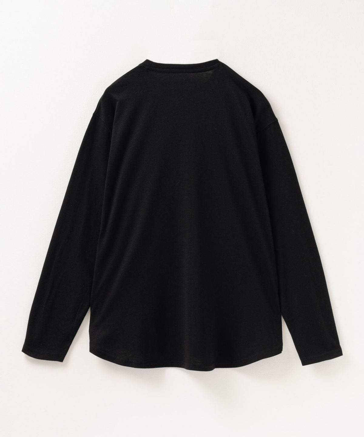 NAVY ベーシック裾ラウンド長袖Tシャツ レディース ネコポス 対応商品