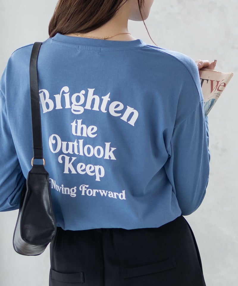 nAvy バックプリントロンT レディース メール便 対応商品商品画像-7