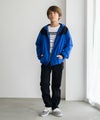 NAVY  シャットアウター 裏メッシュZIPパーカー キッズ商品サムネイル-6