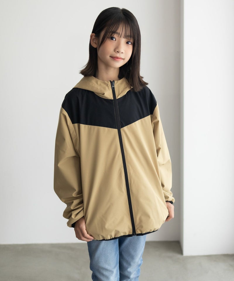 NAVY  シャットアウター 裏メッシュZIPパーカー キッズ商品画像-9