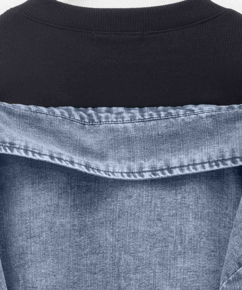 RICH MIX  デニムフェイクデザインシャツ キッズ商品画像-6