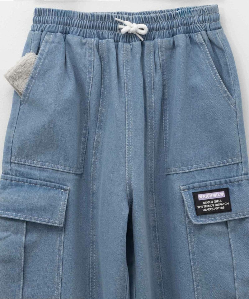 RICH MIX  デニムカーゴパンツ キッズ商品画像-7