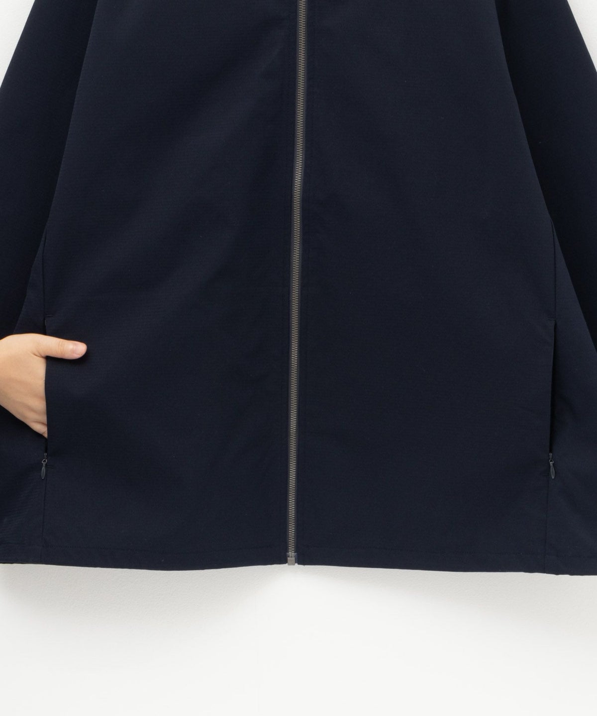 NAVY FIT ドビーストレッチリブブルゾン メンズ